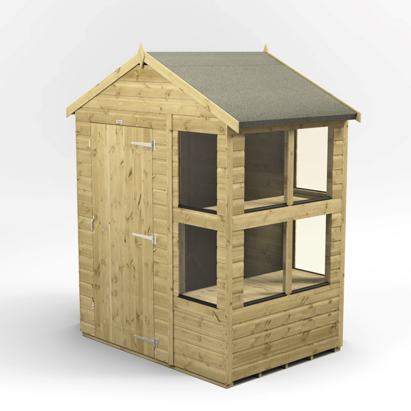 Fast Delivery Purewell Power Premium Apex Potting Shed