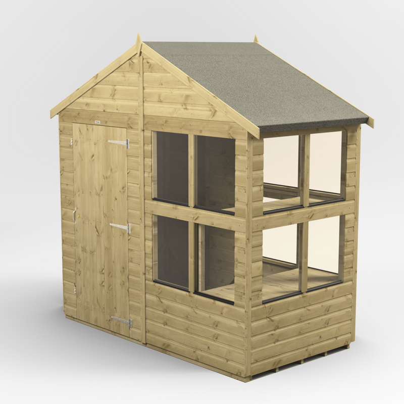 Fast Delivery Purewell Power Premium Apex Potting Shed